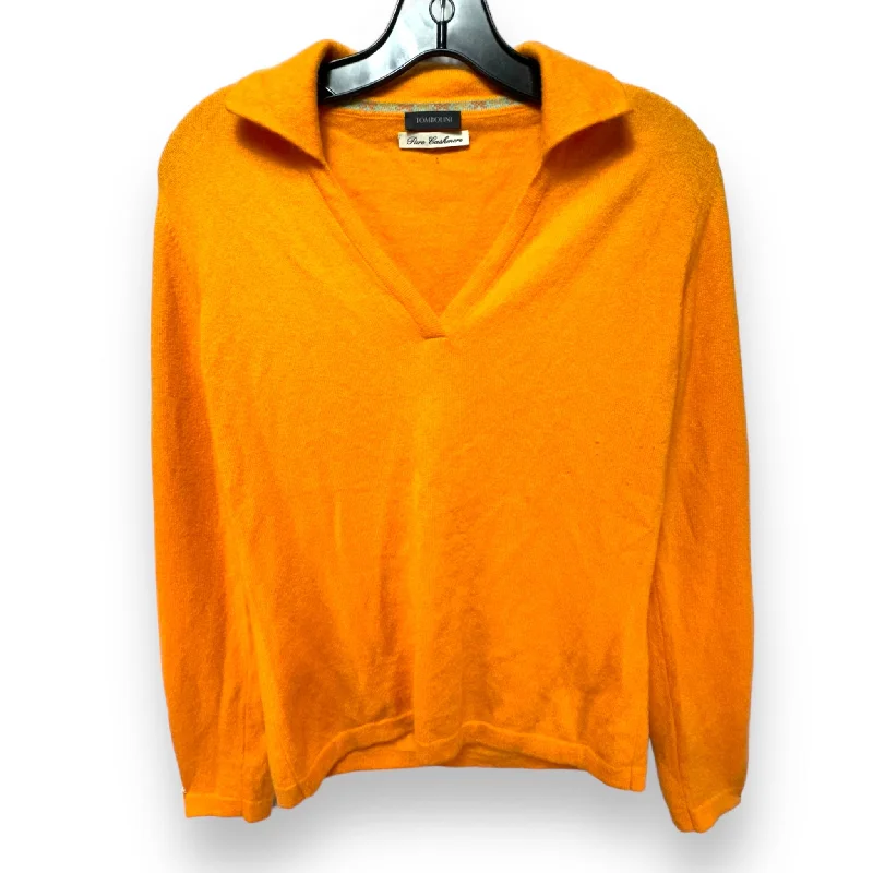 Sweater Cashmere By tombolino In Orange, Size: L Dynamic Men's Moto