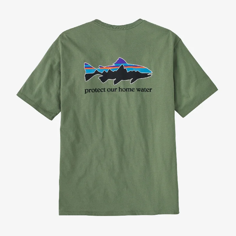 Men's Home Water Trout Organic T-Shirt Organic