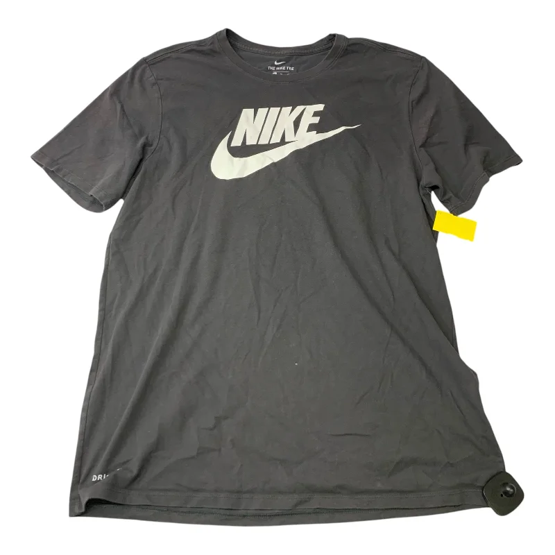 Athletic Top Short Sleeve By Nike Apparel In Grey, Size: Xl Casual Men's Short