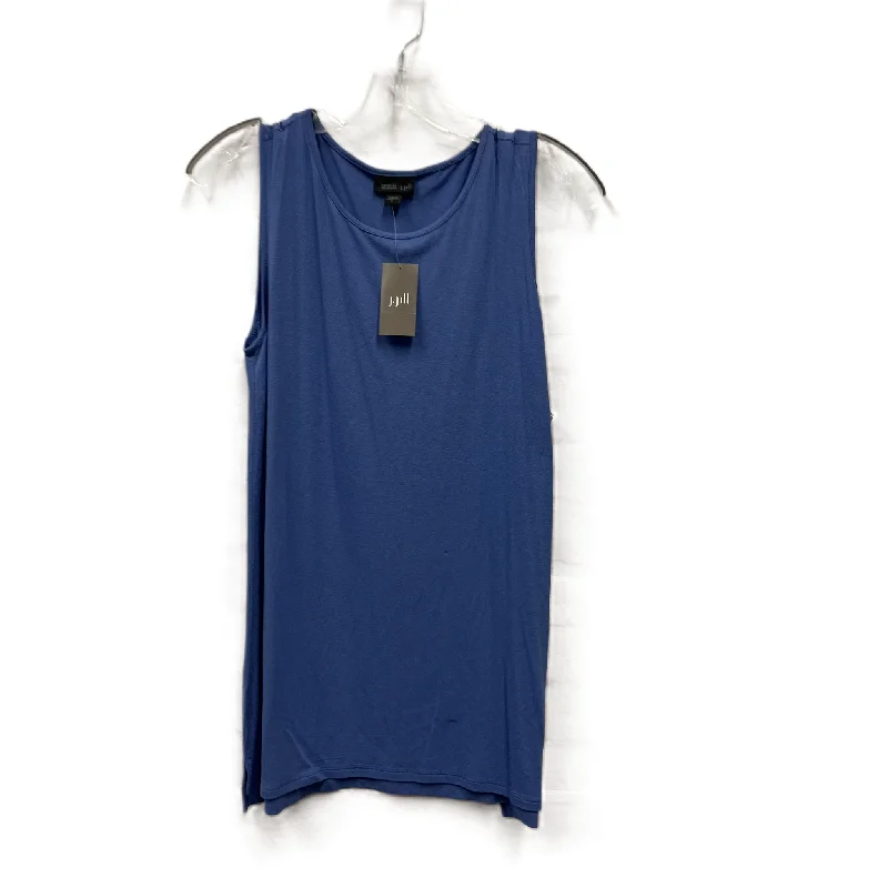 Top Sleeveless By J. Jill In Blue, Size: S Artistic Men's Hand