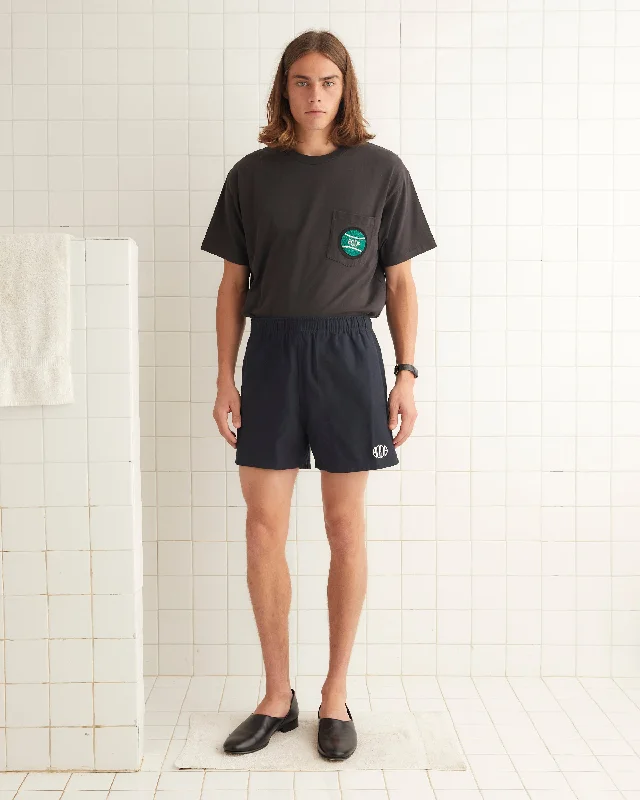 Field Shorts - Black Casual Men's Japanese 