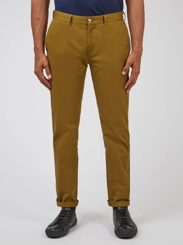 Signature Slim Stretch Chino Pant - Bronze Laid