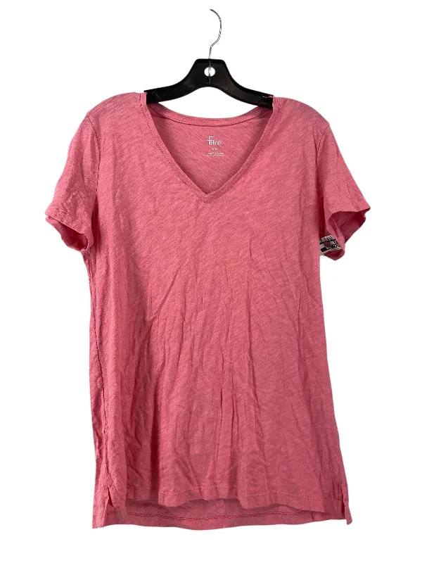 Top Short Sleeve Basic By Felina In Pink, Size: L Dynamic Men's High