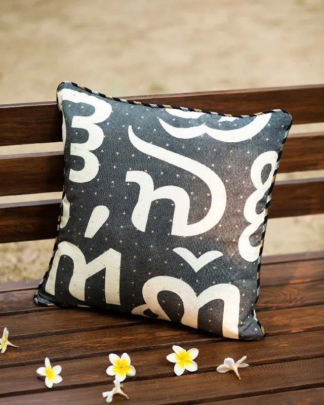 Nizara Cushion Cover - Charcoal Business