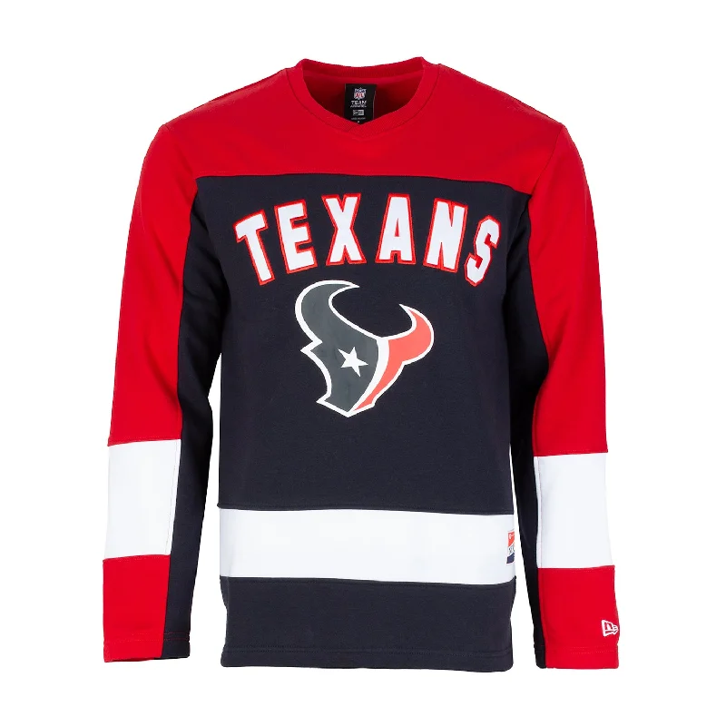 Texans Long Sleeve Hockey Tee - Mens Hip Men's Urban