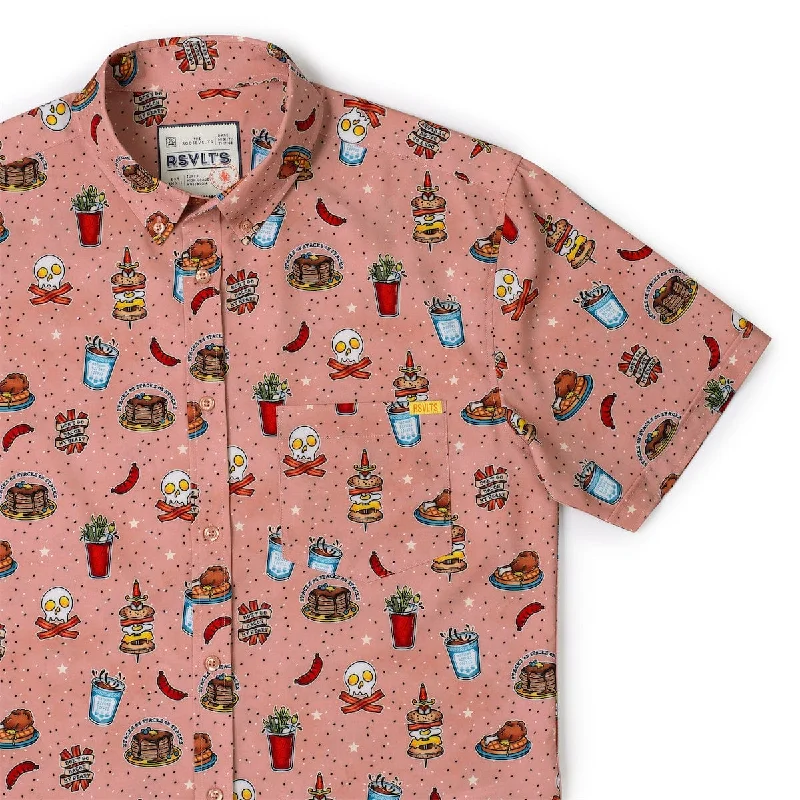 Bacon, Ink, and Cheese – KUNUFLEX Short Sleeve Shirt Practical Men's Multi