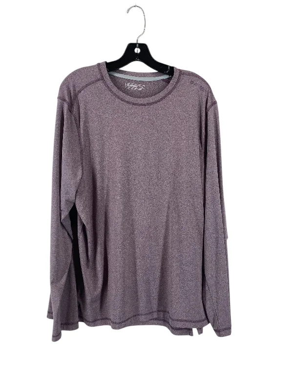 Athletic Top Long Sleeve Crewneck By Clothes Mentor In Purple, Size: Xl Sporty Men's Athleisure 