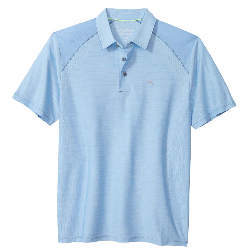 Tommy Bahama Islandzone Performance Palm Coast Polo Shirt - Light Sky* Casual Men's Short