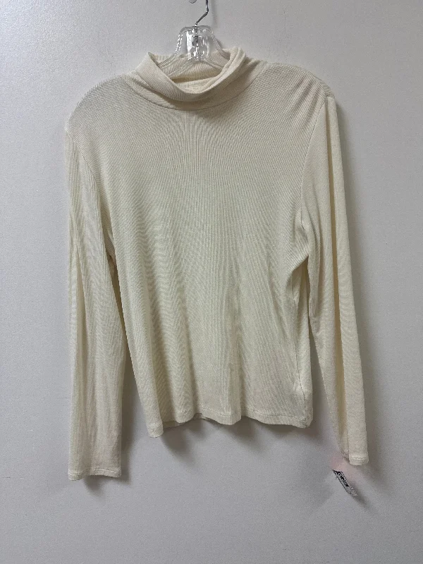 Top Long Sleeve By Joie In Cream, Size: L Refined Men's Velvet