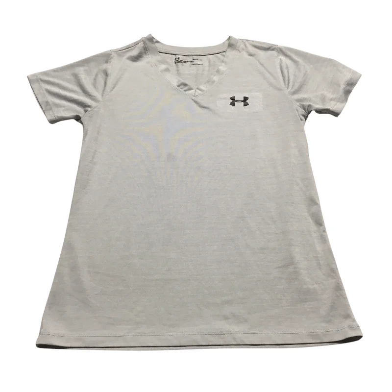 Athletic Top Short Sleeve By Under Armour In Grey, Size: M Refined Men's European