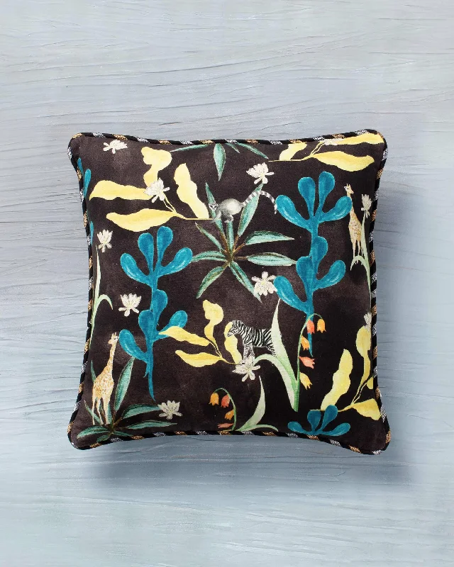 Seaweed Cushion Cover - Charcoal Sophisticated Men's French