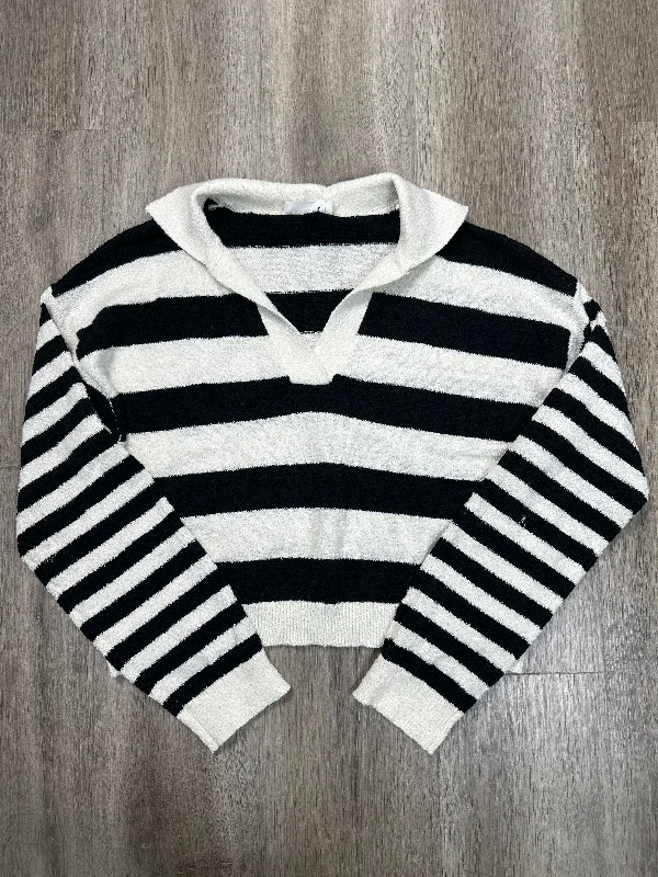 Top Long Sleeve By Double Zero In Striped Pattern, Size: S Sophisticated Men's 