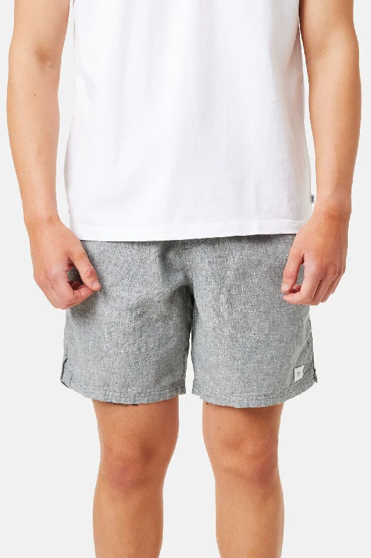 Katin Isaiah Local Short in Steel Blue Relaxed Men's Beach