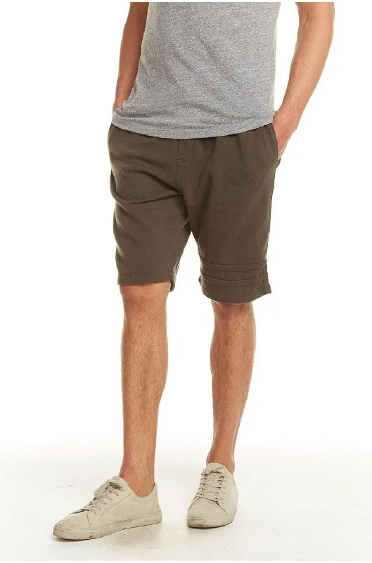 Chaser Mens Fleece Shorts In Canteen Monochromatic All