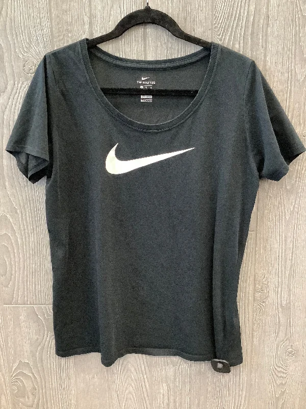 Athletic Top Short Sleeve By Nike In Black, Size: Xl Cozy Men's Sherpa