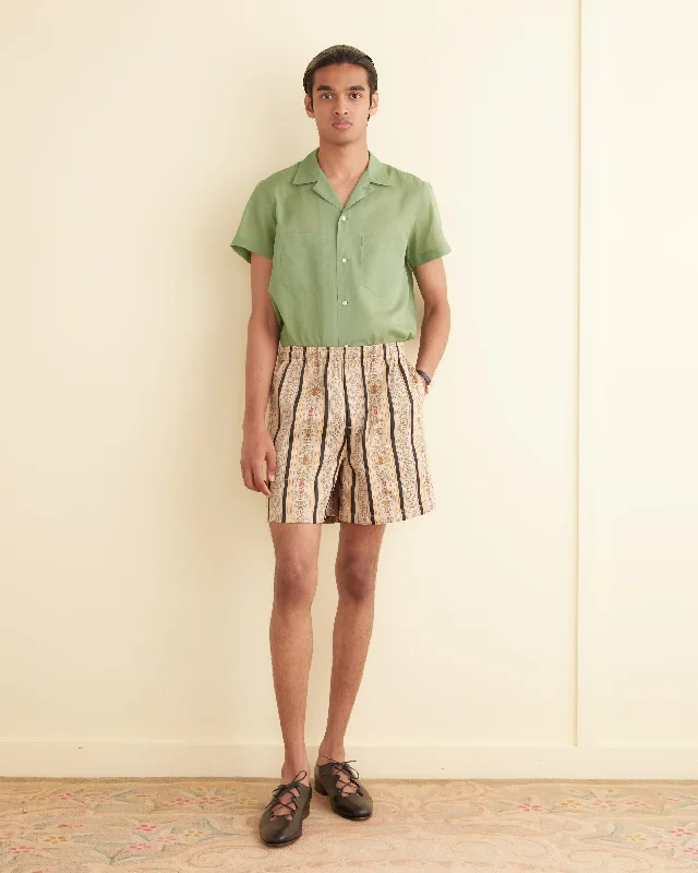 Floret Brocade Shorts Modern Men's Tech