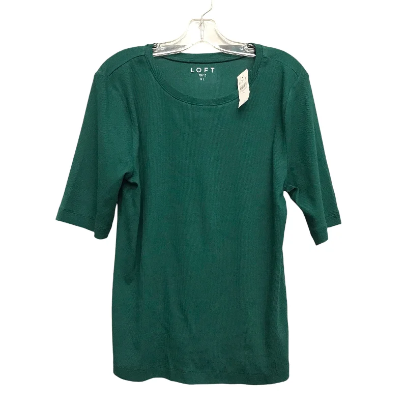 Top Ss By Loft In Green, Size:Xl Casual Men's Loose