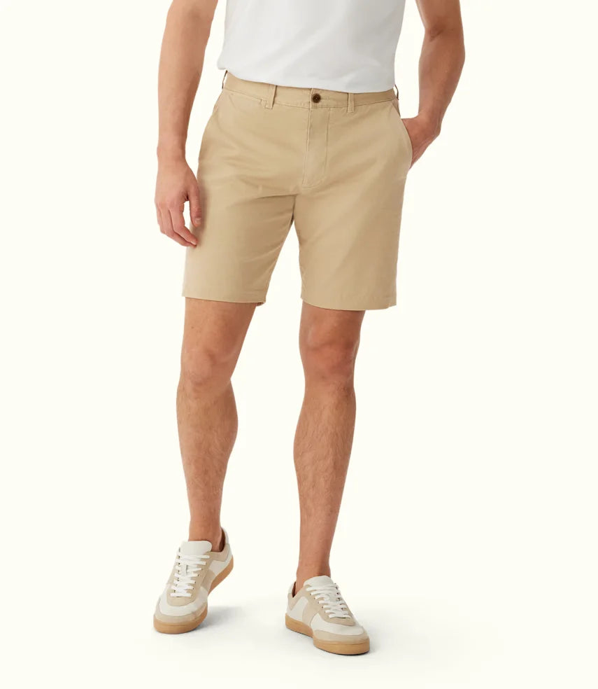 R.M.Williams - Berwick Chino Short - Sand Preppy Men's College