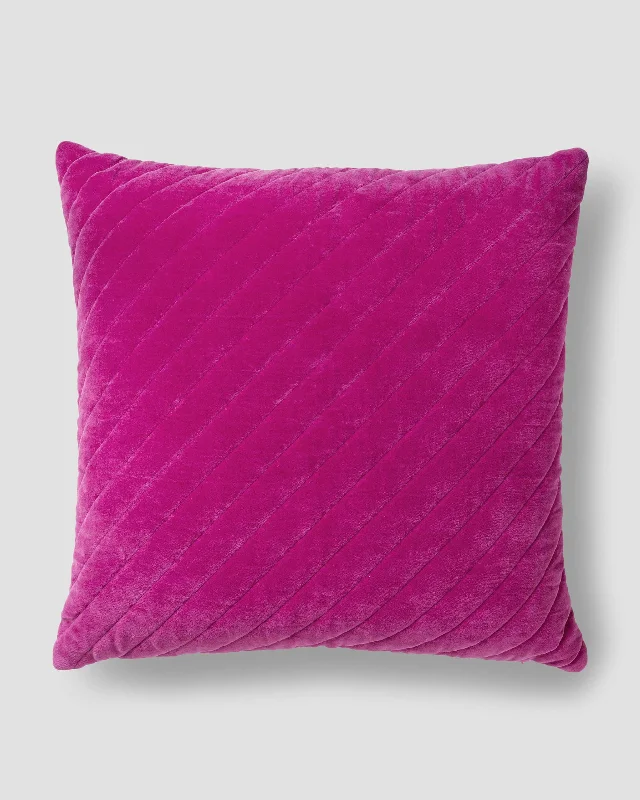 Tangier Velvet Cushion Cover - Berry Gym