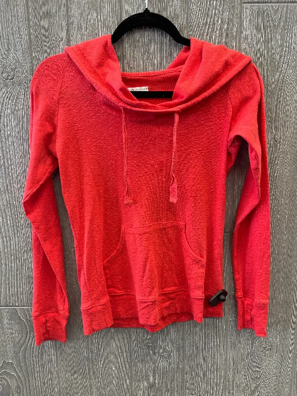 Athletic Top Long Sleeve Hoodie By Columbia In Red, Size: S Earthy Men's Sustainable 