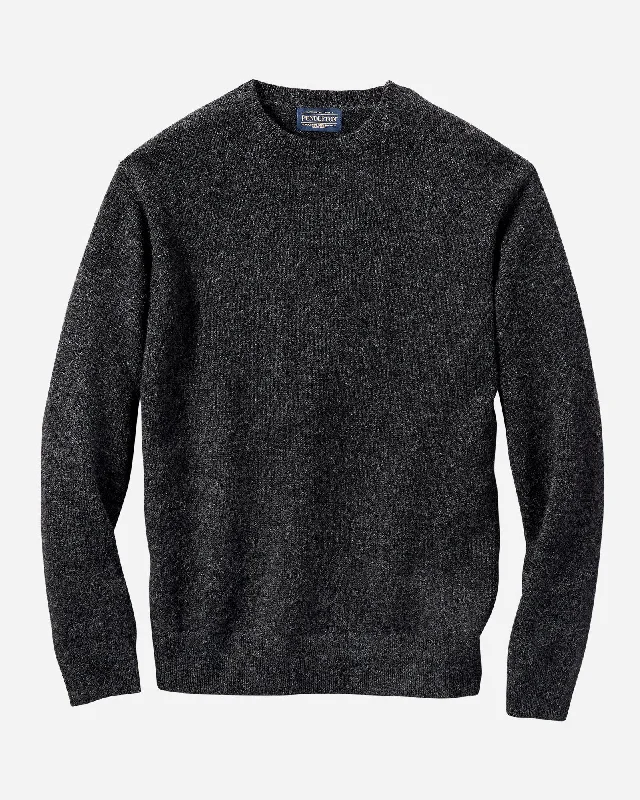 Men's Shetland Washable Crewneck Monochromatic All