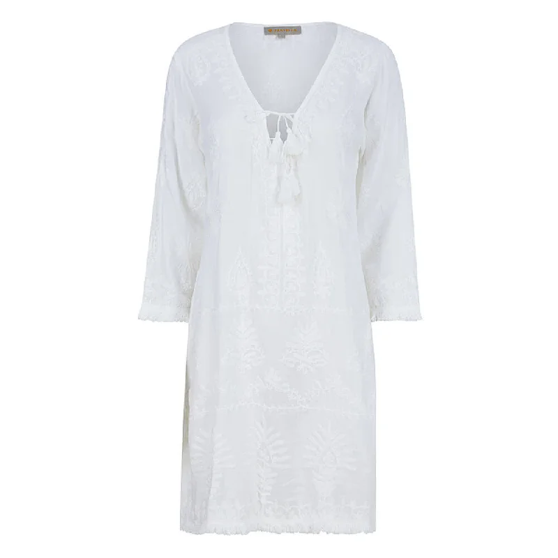 Pranella Aggie Dress Cover Up - White Casual Men's Loose