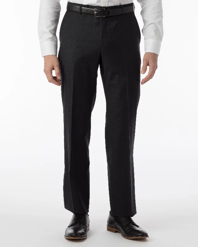 Ballin Pants - Soho Super 120’s 4 Harness Serge - Charcoal Lumberjack