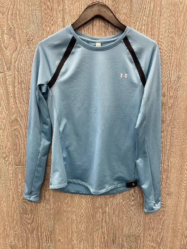 Athletic Top Long Sleeve Crewneck By Under Armour In Blue, Size: M Confident Men's Power