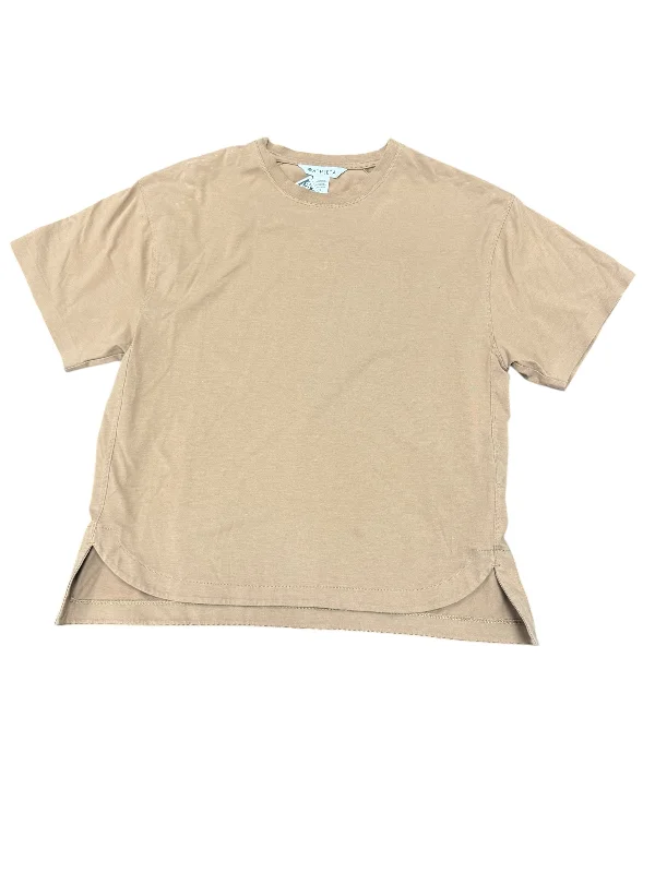 Top Short Sleeve By Athleta In Brown, Size: S Dapper Men's 1920S