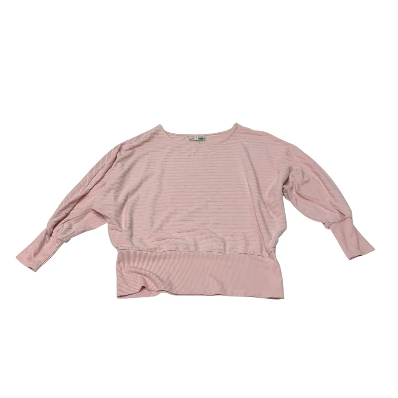 Top Long Sleeve By Saturday/sunday In Pink, Size: Xs Dapper Men's 1920S