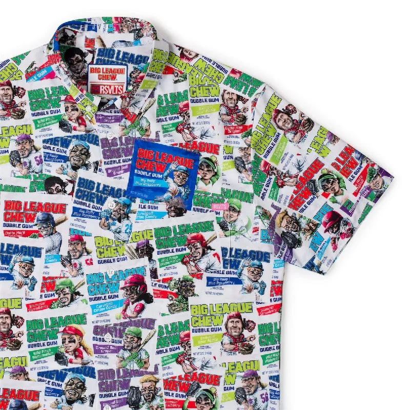 Big League Chew "Fresh Pouches" – KUNUFLEX Short Sleeve Shirt Refined Men's Hand