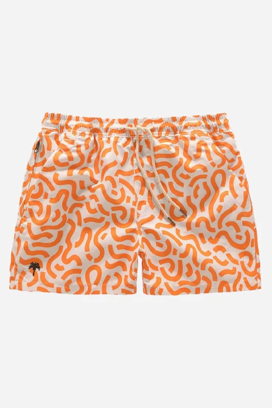 OAS Doodle Swim Trunks Bold Men's Statement