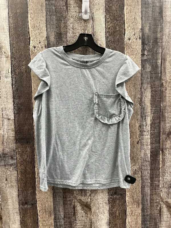 Top Short Sleeve By Shein In Grey, Size: Xl Classic Men's Pin