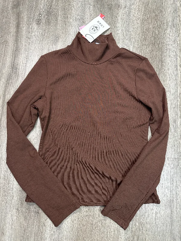 Top Long Sleeve By CIDER In Brown, Size: L Dynamic Men's Glow