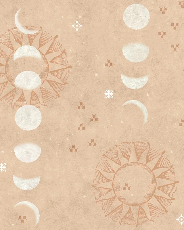 Petals In The Sky Wallpaper - Peach Refined Men's European