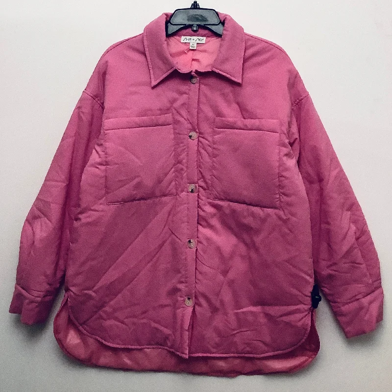 Jacket Other By She + Sky In Pink, Size: M Polished Men's Silk