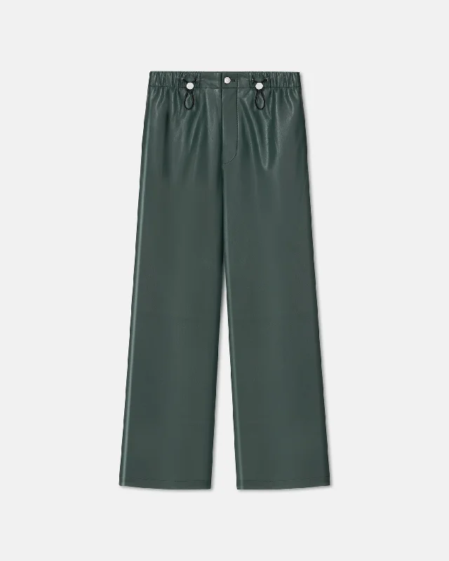 Nandor - Okobor™ Alt-Leather Pants - Pine Green Vacation