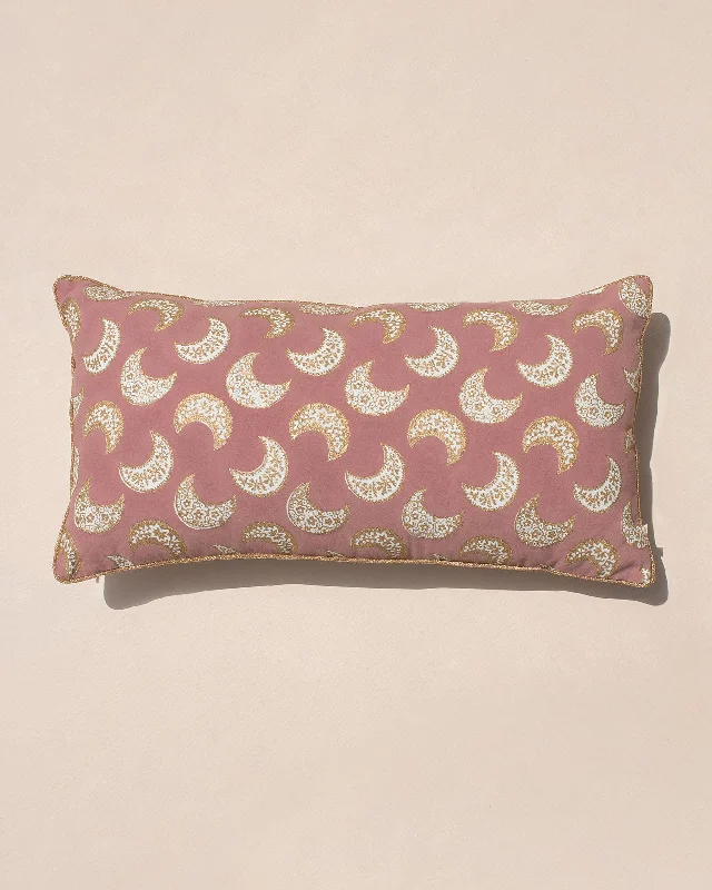 Luna Lumbar Cushion Cover - Pink Trendy Men's Scandinavian