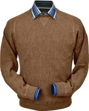 Peru Unlimited - Baby Alpaca Sweatshirt in Vicuna Monochromatic Office Style