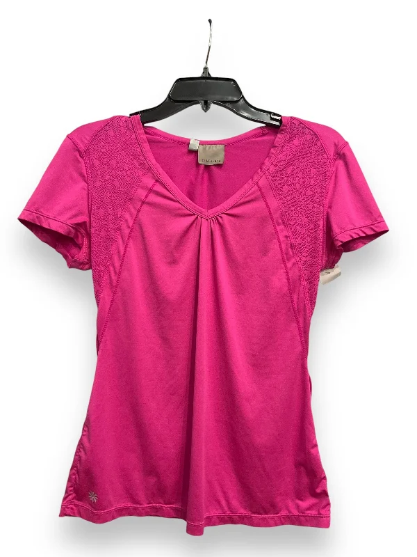 Athletic Top Short Sleeve By Athleta In Pink, Size: S Confident Men's Power