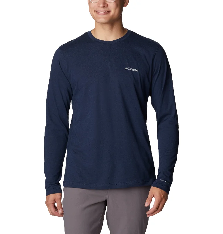 Men's Thistletown Hills Long Sleeve Crew Shirt Minimalist Men's Casual 