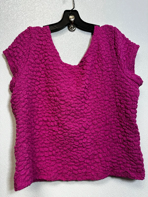 Top Sleeveless By Maeve In Hot Pink, Size: Xl Luxurious Men's High