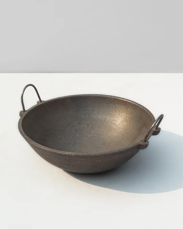 Cast Iron Kadai - Medium Trendy Men's Oversized