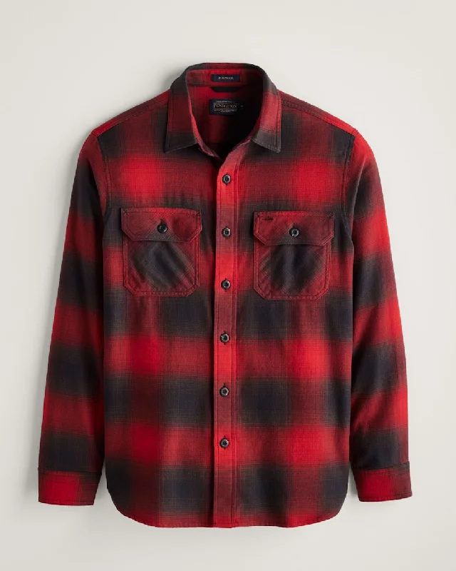 Men's Plaid Burnside Flannel Shirt Cozy Men's Winter