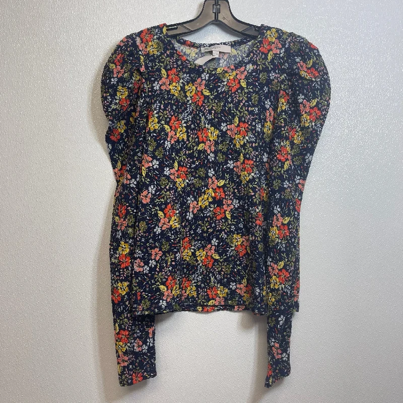 Top Long Sleeve By Loft O In Floral, Size: M Modern Men's 