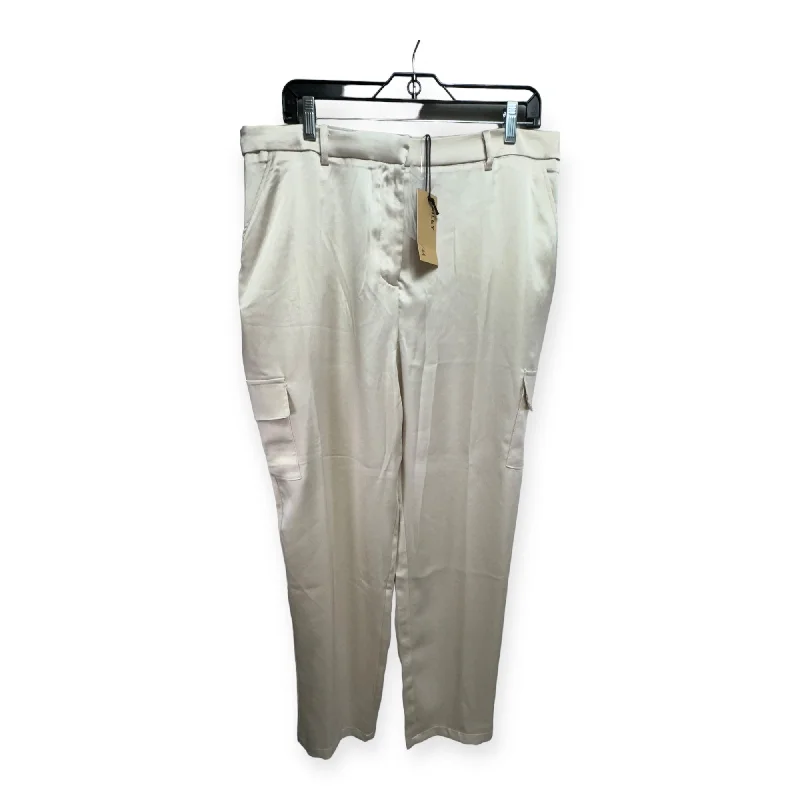 Pants Other By Bailey 44 In Cream, Size: Xl Polished Men's Satin