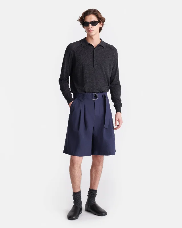 Derulo - Tailored Shorts - Navy Stylish Men's Tropical 