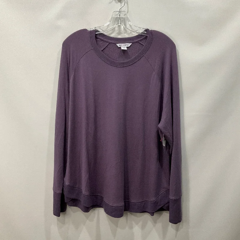 Top Long Sleeve By Athleta  Size: 1x Beach