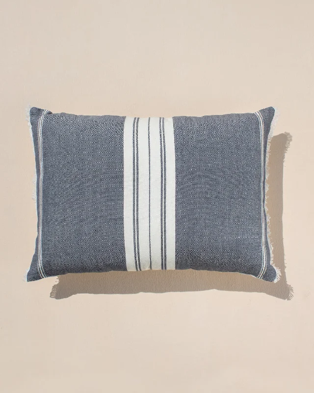 Stripey Lumbar Pillow Cover Modern Men's Geometric