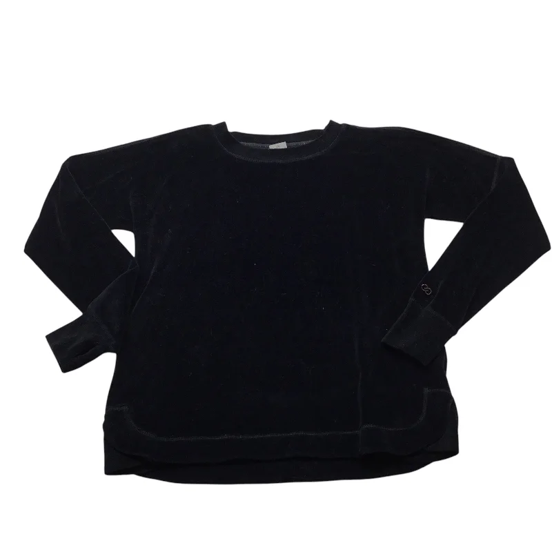 Athletic Top Long Sleeve Crewneck By Calia In Black, Size: M Organic